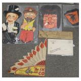 Tim McCoy movie headdress, Jack Armstrong plane,