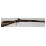 (R) Double Damascus barrel percussion shotgun-