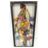Encased medicine bag with ground squirrel fur,