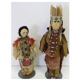 2 Blue Cloud Indian dolls with provenance