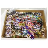 Group contemporary Native American beaded,