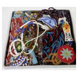 Group contemporary Native American beaded,