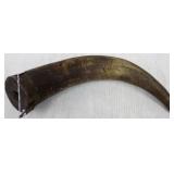14" iron mounted wagon grease horn