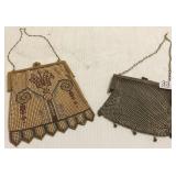 2 vintage mesh bags (1 as seen)