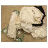 Group vintage linens, clothing, etc.