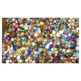 Large group of vintage, etc. marbles including