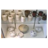 Group assorted pottery, etc