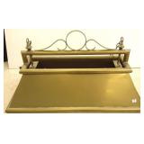 Large brass kitchen island light fixture