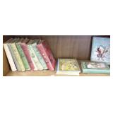 Group of vintage books including 9 Oz books, etc.