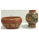 9 1/2" signed Fannie L. Polacca Nampeyo bowl