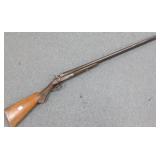 Pritzlaff Belgian double barrel antique shotgun
