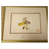 Framed Disney Goofy serigraph cell