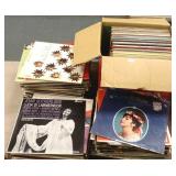 Group of record albums- classical, etc