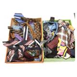 Group designer style, etc ties including Gucci,