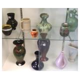 Group art pottery including early Red Wing