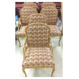 6 Century Chair Company carved armchairs