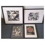 4 framed signed signed V.J. Anderson - Minnesota