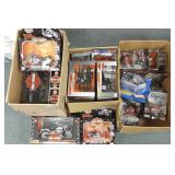 Large group of M.I.B die cast Harley motorcycles
