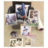 Group of autographed sports etc. items