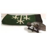 Wool weaving & a scale, etc