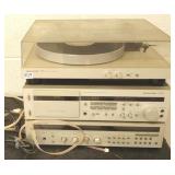 3 pieces Harman Kardon stereo equipment