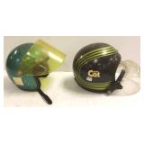 2 vintage helmets- 1 Arctic Cat