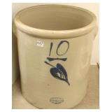 10 gallon Red Wing Transitional crock with