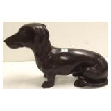 20" bronze dog figure