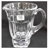 Val St. Lambert crystal pitcher