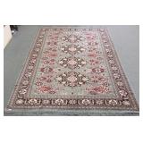 Machine made area rug approx 6