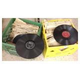 Group of 78 rpm records including Bill Haley