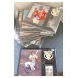 8 autographed sports plaques