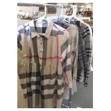 9 marked Burberry designer items - blouses, skirts
