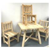 Rustic Warehouse Canada log table &