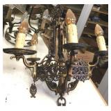5 antique ornate fixtures- Deco etc.