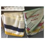 Hudson Bay wool blanket with original box
