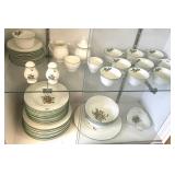 Set of Mikasa "Holiday Season" dinnerware