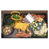 Group assorted costume, etc jewelry