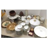 Group of china, pottery, Belleek, etc.