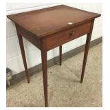 Antique American pencil leg table
