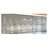 Group of assorted crystal stemware - Tiffany, etc.