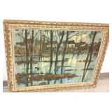 Framed giclee- marsh scene-