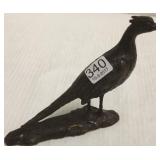 7" signed W. Shoop & numbered bronze pheasant