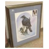 Framed signed Shoop original watercolor