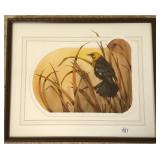 Framed signed Shoop original watercolor 10" x 14"