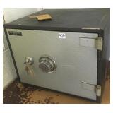 Small safe with combo & key