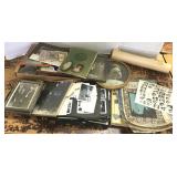 Group of assorted black & white photos, paper