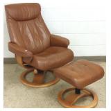 Norwegian lounge chair & ottoman