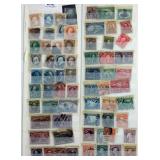 Page of early U.S. stamps including 1851, etc.