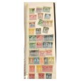 Group of assorted early U.S. stamps